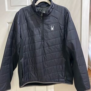 Spyder Mens Half Zip Primaloft Insulator Pullover/Jacket Size Large